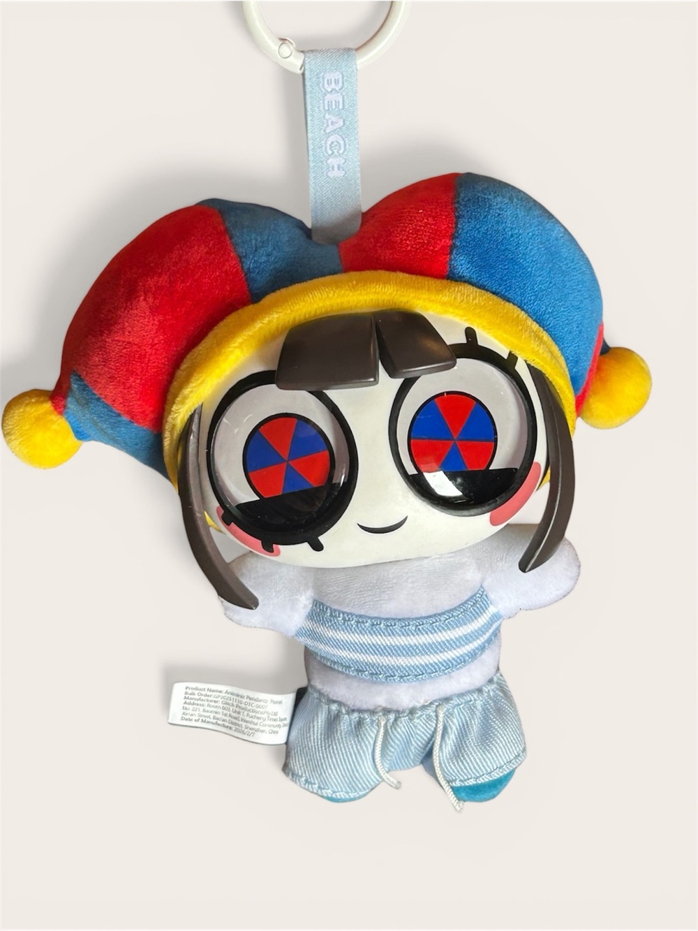 Plush Pendantz Beach Pomni Keychain Amazing Digital Circus
